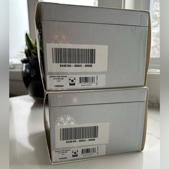 Waterford Snowflake 10th Anniversary Edition Love Double Old Fashioned Tumbler - Picture 3 of 5